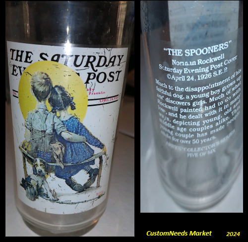 Arby's The Saturday Evening Post Collectable Glass 