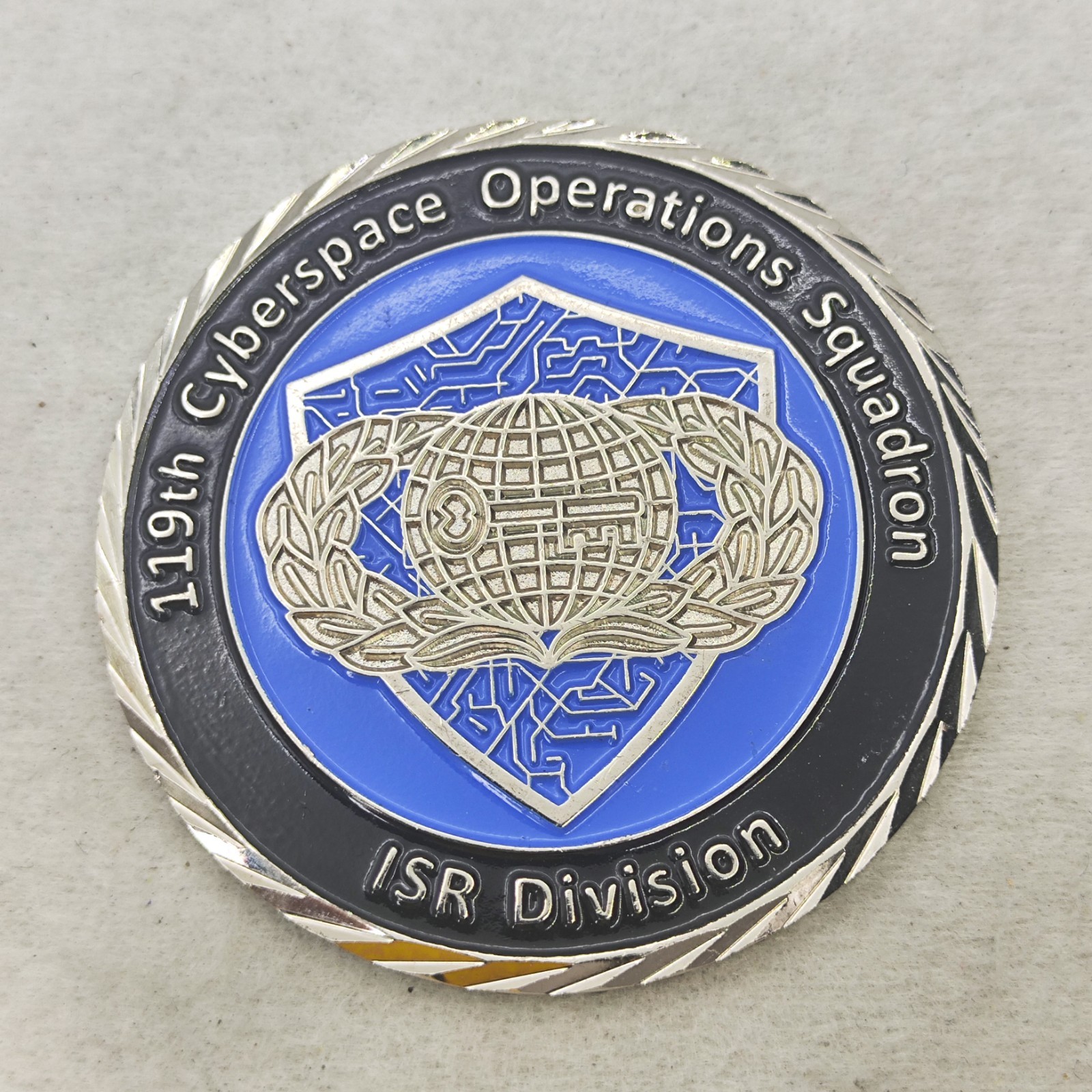 USAF 119th Cyberspace Operations Squadron ISR Division Challenge Coin