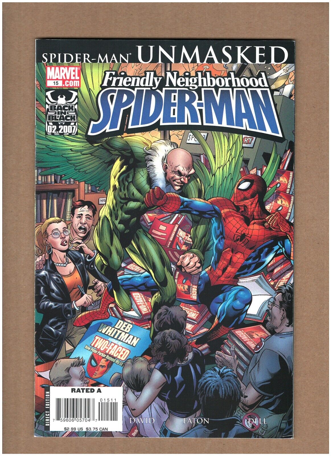 Friendly Neighborhood Spider-man #15 Marvel 2007 Spider-man Unmasked VF/NM 9.0