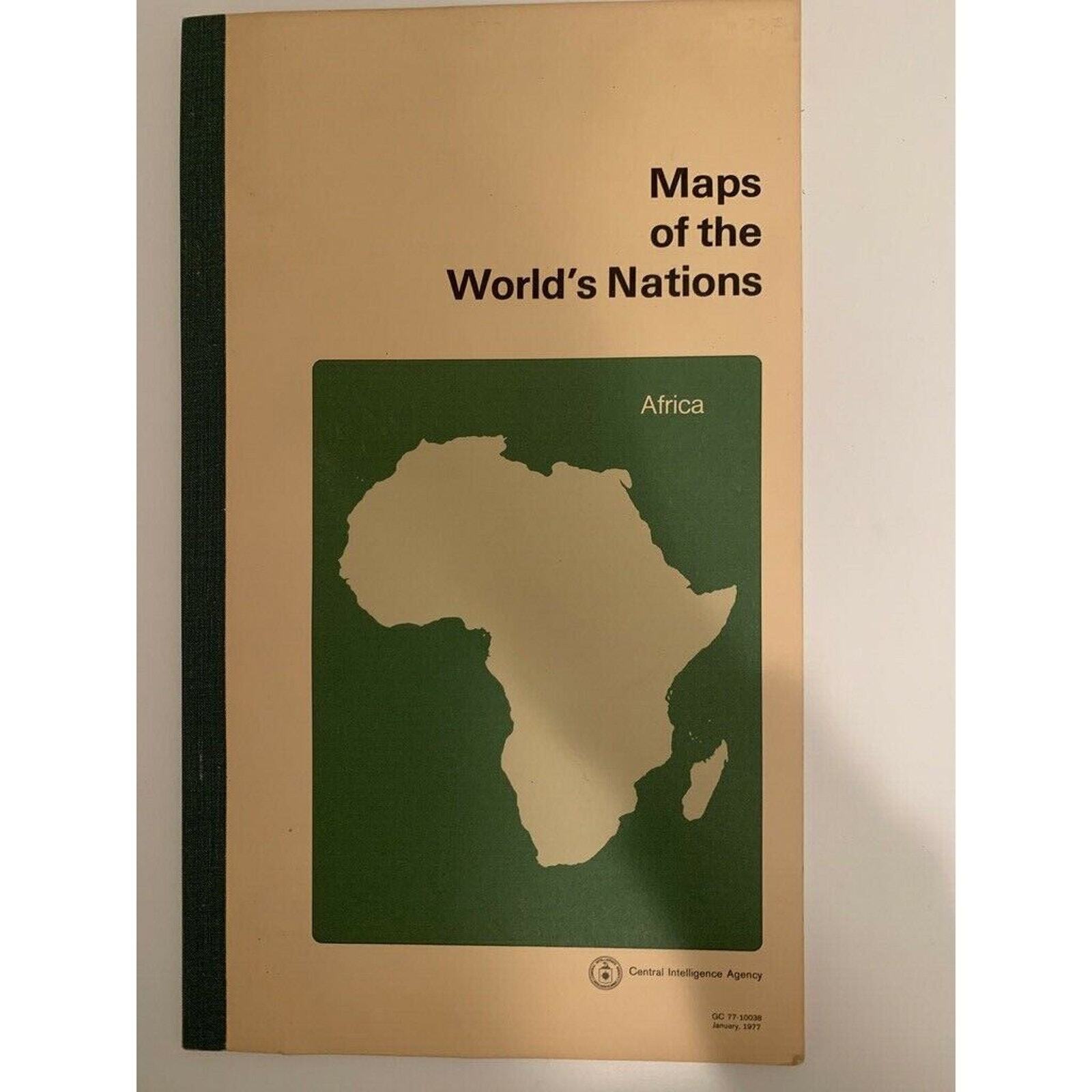 Vintage World's Nations Maps of the  / Africa 1977