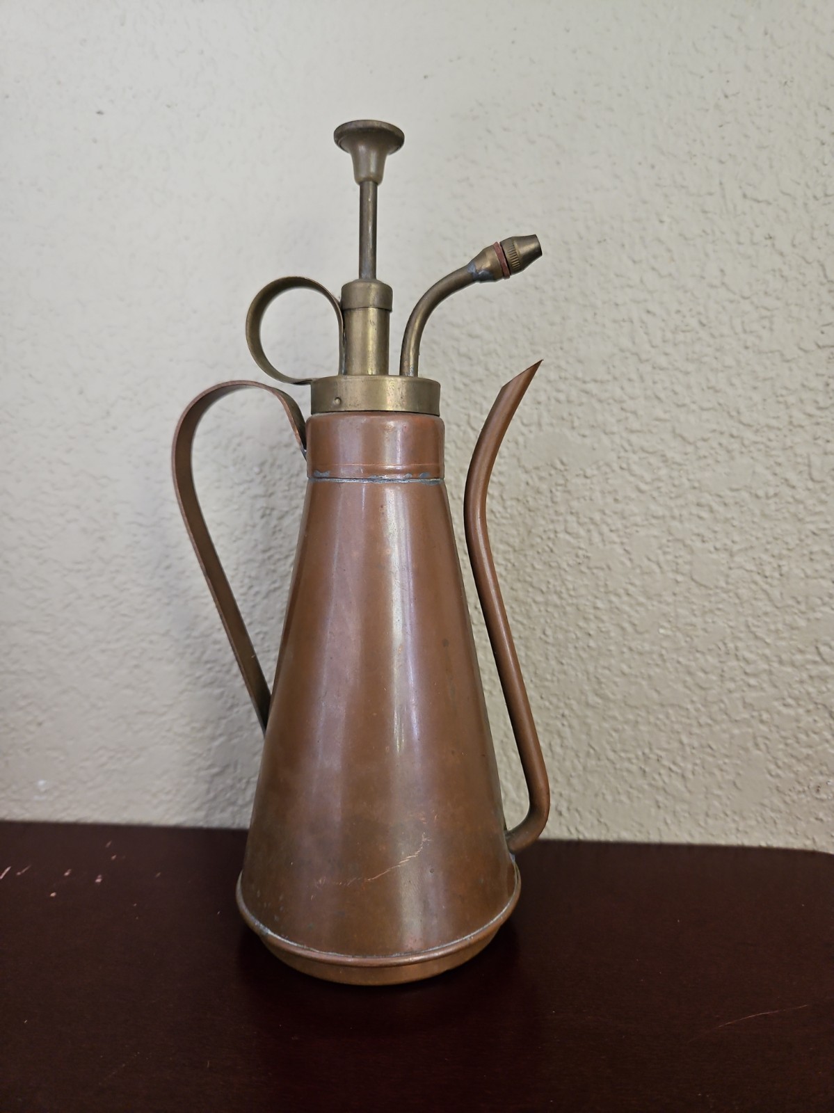 Vintage Brass Mister Atomizer Water Can Vintage Brass Mister Atomizer Water Can