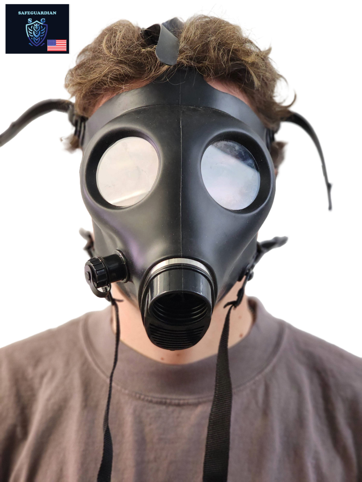SafeGuardian Israeli GAS MASK Respirator Mask, Paintball Mask, Halloween Mask