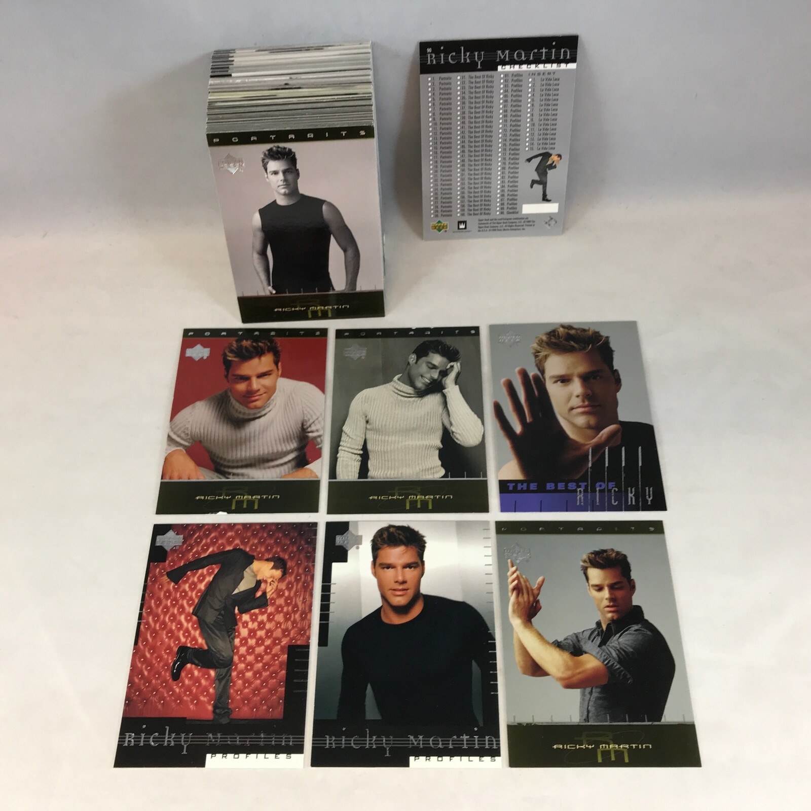 RICKY MARTIN TRADING CARDS (1999) Complete Card Set LATIN SENSATION MENUDO FAME