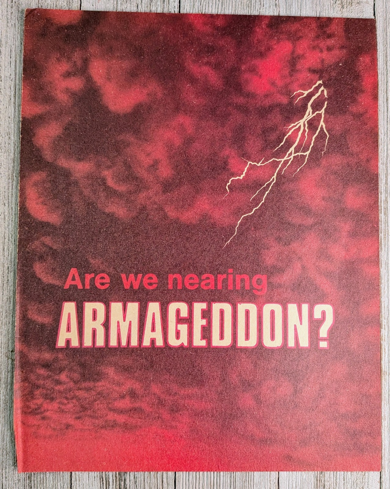 Watchtower Kingdom News No 31 Are We Nearing Armageddon 1970s Vintage Religious