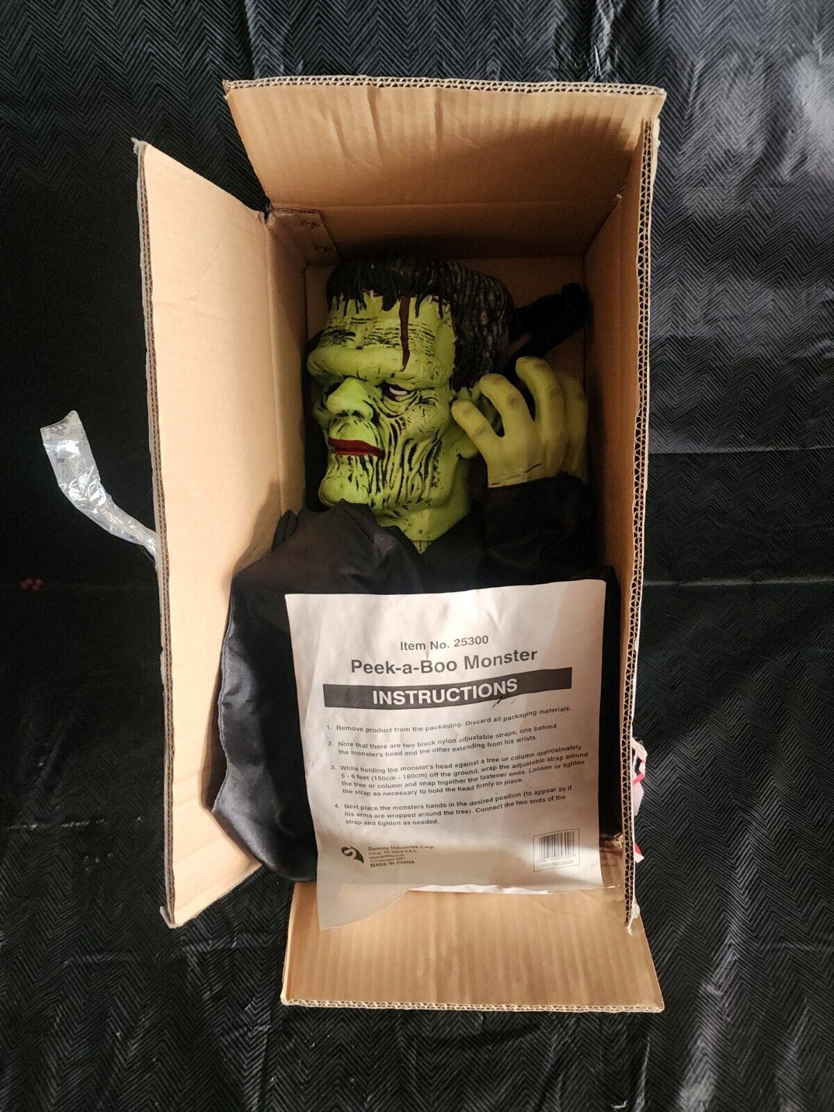 Vintage Gemmy Monster Mash Frankenstein Halloween prop 4Ft 2001 