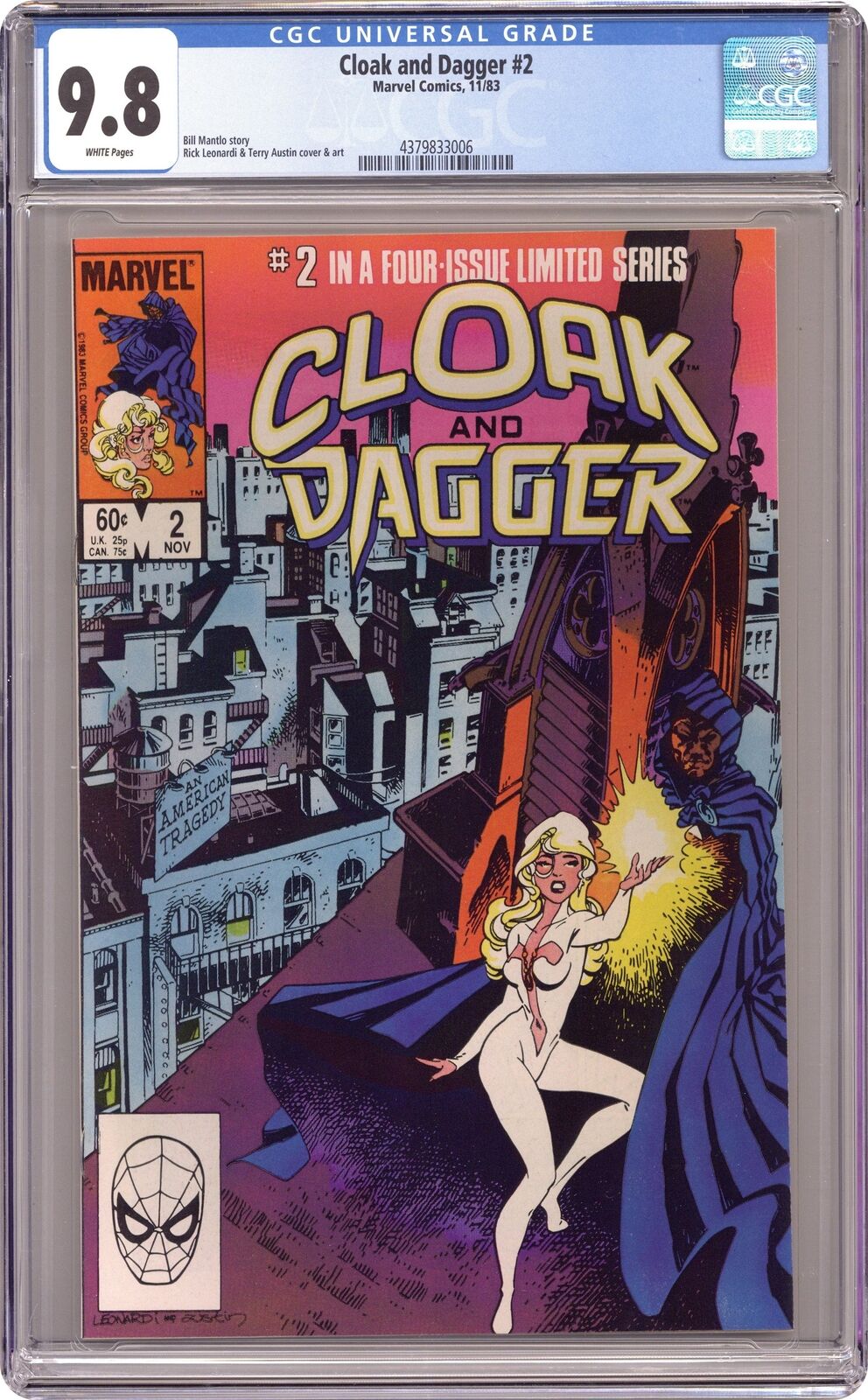 Cloak and Dagger #2 CGC 9.8 1983 4379833006