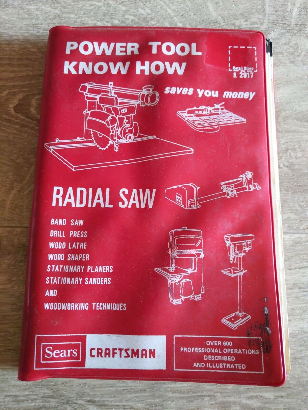 Vintage Sears Craftsman Radial Saw Power Tool Know How Book 1979