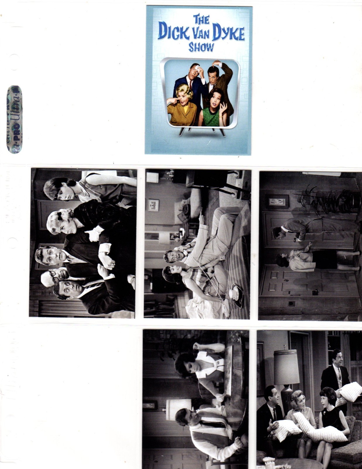 THE DICK VAN DYKE SHOW TV SHOW CUSTOM NOVELTY TRADING CARD 6 CARDS SET THE DICK VAN DYKE SHOW TV SHOW CUSTOM NOVELTY TRADING CARD 6 CARDS SET