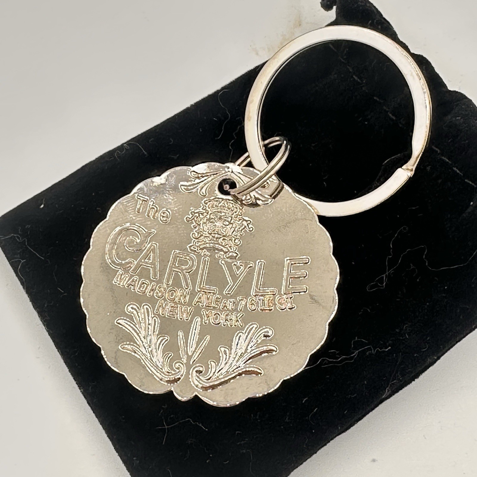 The Carlyle Hotel Madison Ave at 76th St. New York Silver Room Key BRAND NEW