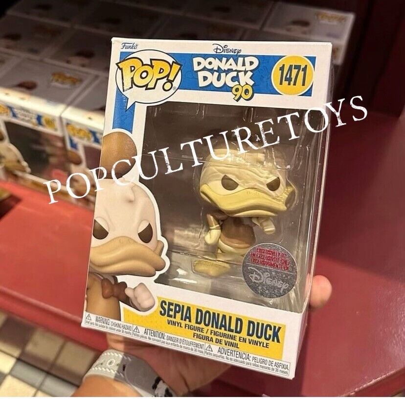 Funko Pop Disney Parks Exclusive Sepia Donald Duck 90th 1471 Vinyl Figure