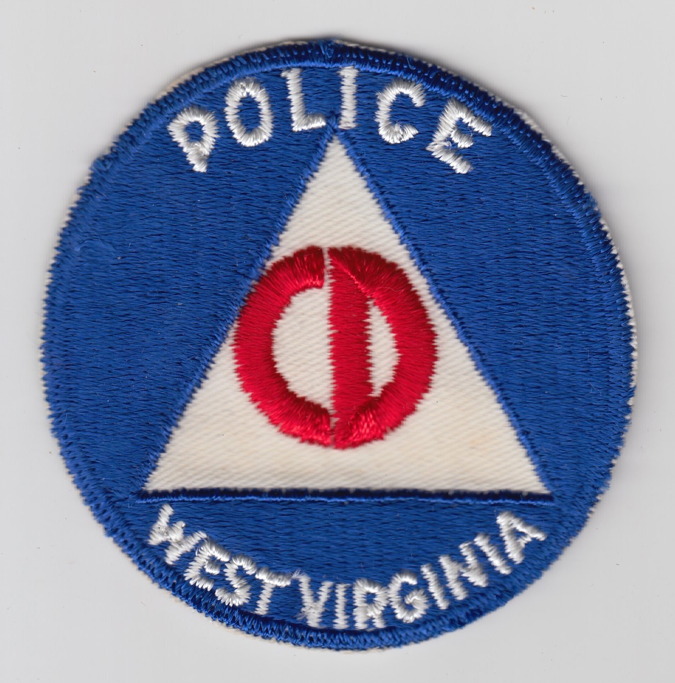 Vintage US Civil Defense Corps CDC Police Trade Patch Insignia West Virginia Vintage US Civil Defense Corps CDC Police Trade Patch Insignia West Virginia