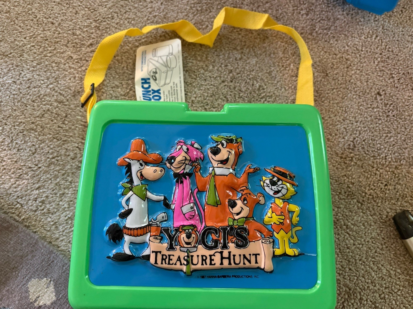 Vintage Yogi’s Treasure Hunt Lunchbox With Thermos Mint New With Tags 1987