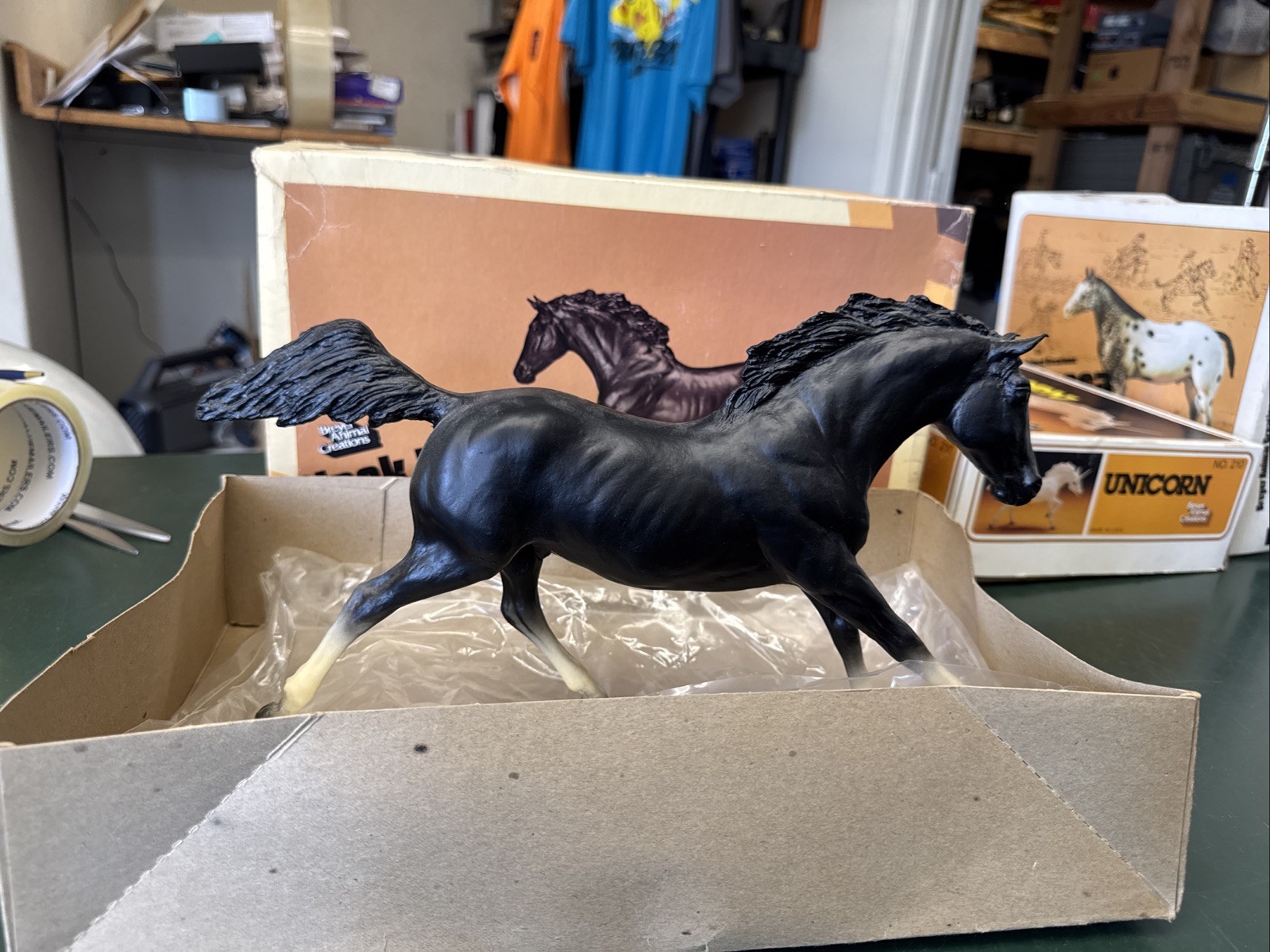 Vintage 1979 Breyer Horse Black Beauty Running # 89 With Box