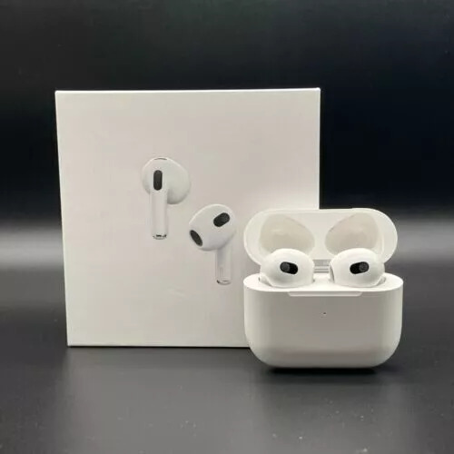 Apple Airpods (3rd Generation) Wireless Bluetooth Earbuds with Charging Case US