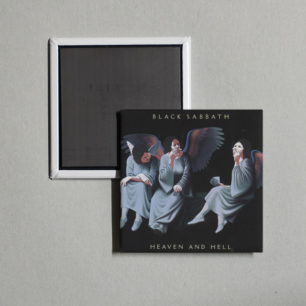 Black Sabbath - Heaven and Hell (2008 Remaster) Album Cover Locker Fridge Magnet