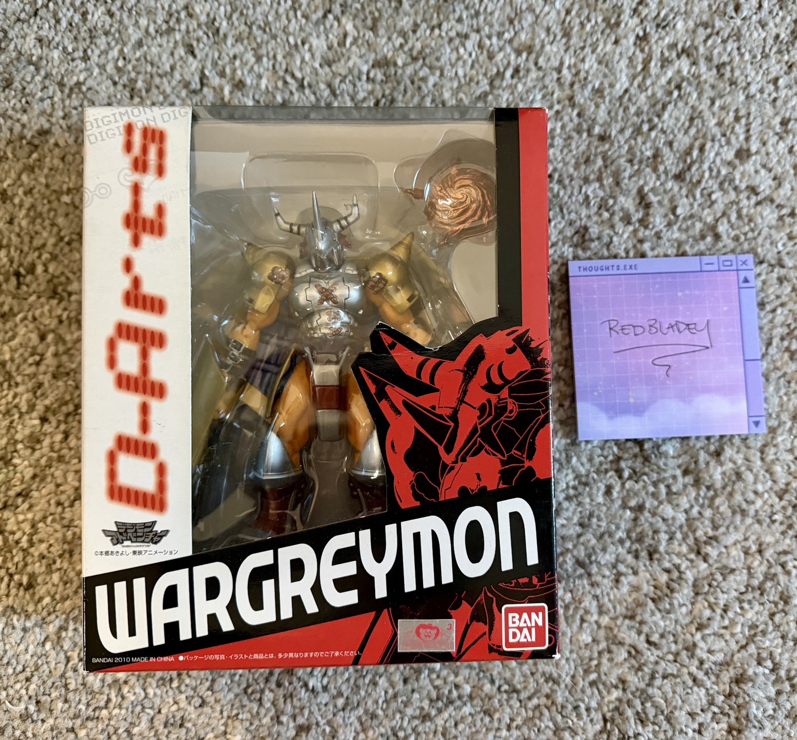 D-ARTS Digimon Adventure Wargreymon Action Figure Bandai Sealed