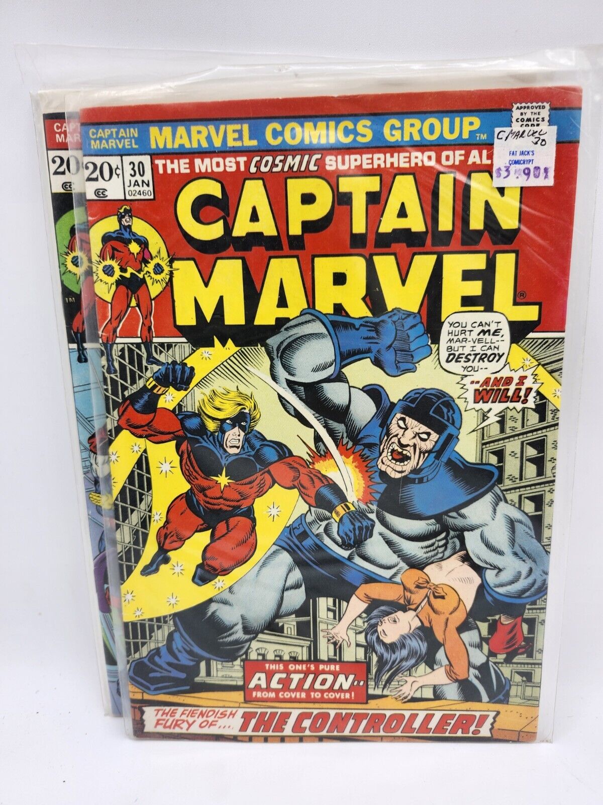 Captain Marvel #30 1974 High Grade
