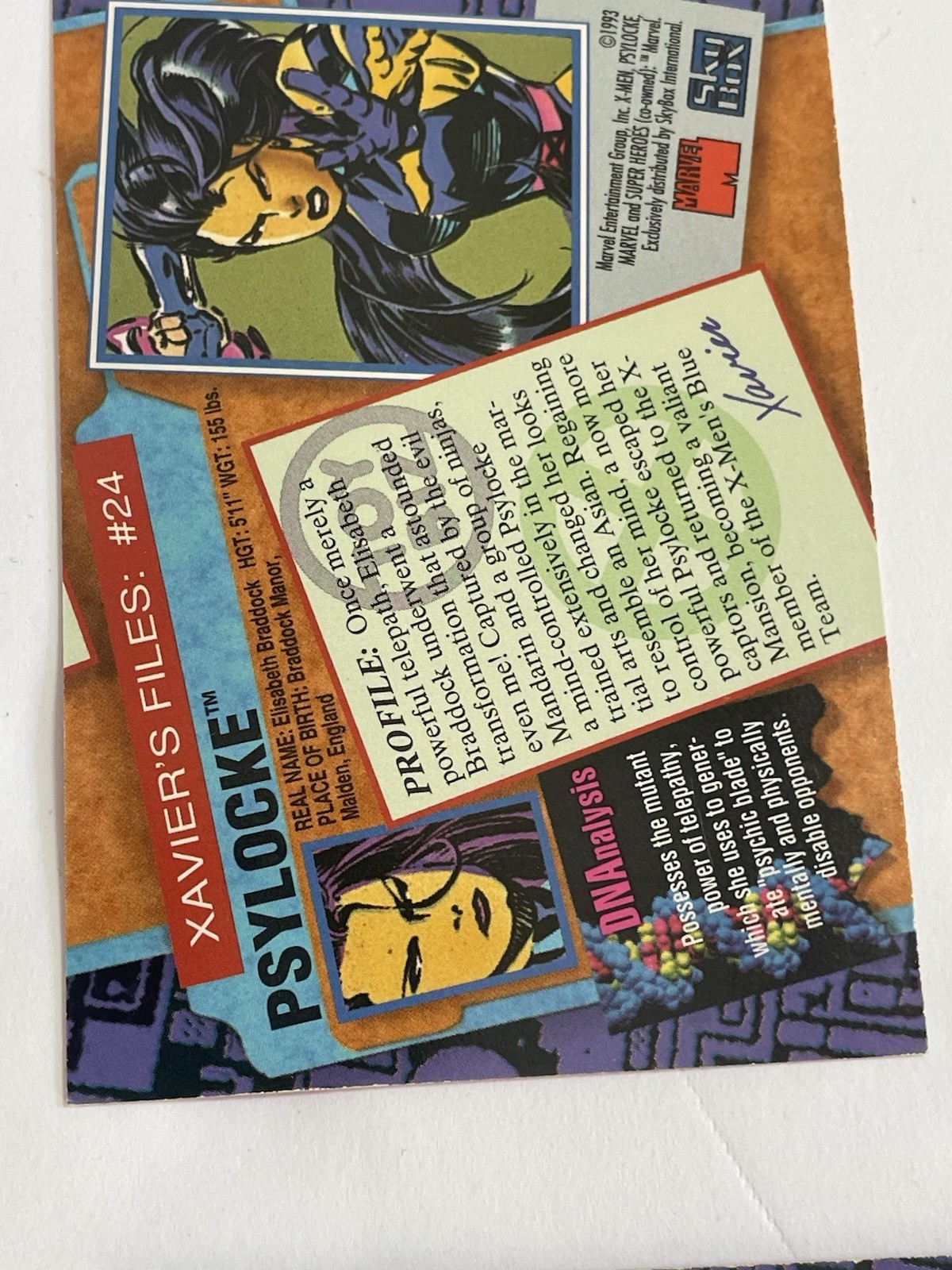1993 Marvel X-men: Series 2 SkyBox Toy Biz Stamped Promo 7 Card Lot 1993 Marvel X-men: Series 2 SkyBox Toy Biz Stamped Promo 7 Card Lot