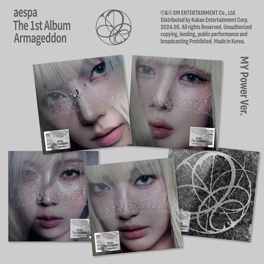 AESPA [ARMAGEDDON] The 1st Album MY POWER Ver/CD+Photo Book+2 Card+Poster+GIFT