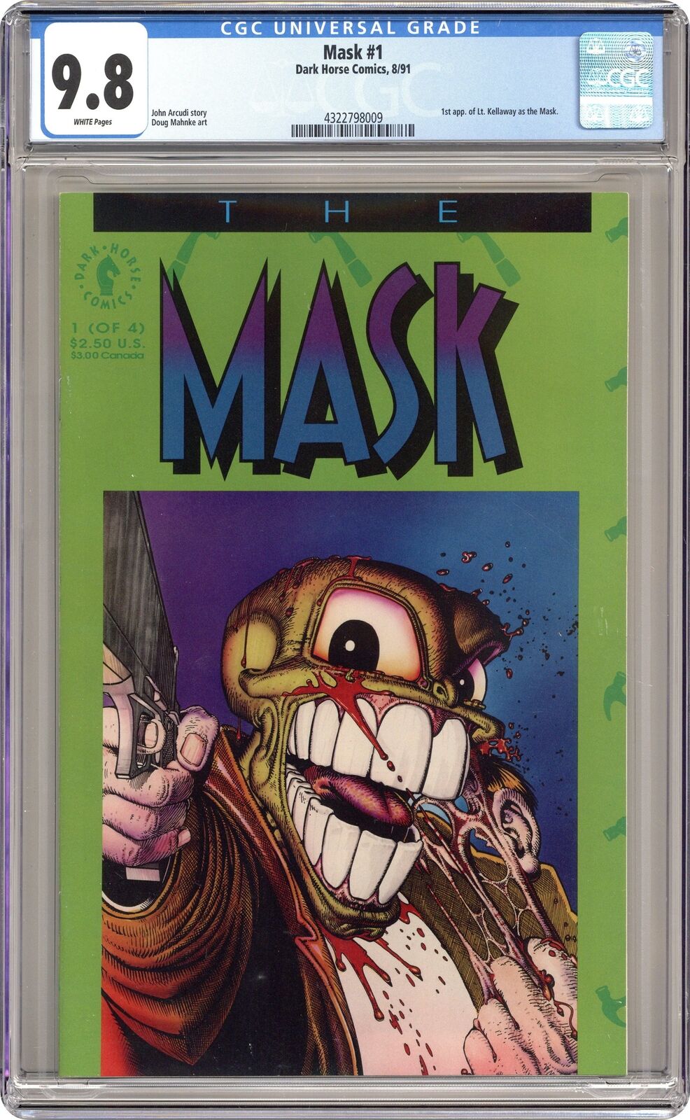 Mask #1 CGC 9.8 1991 4322798009