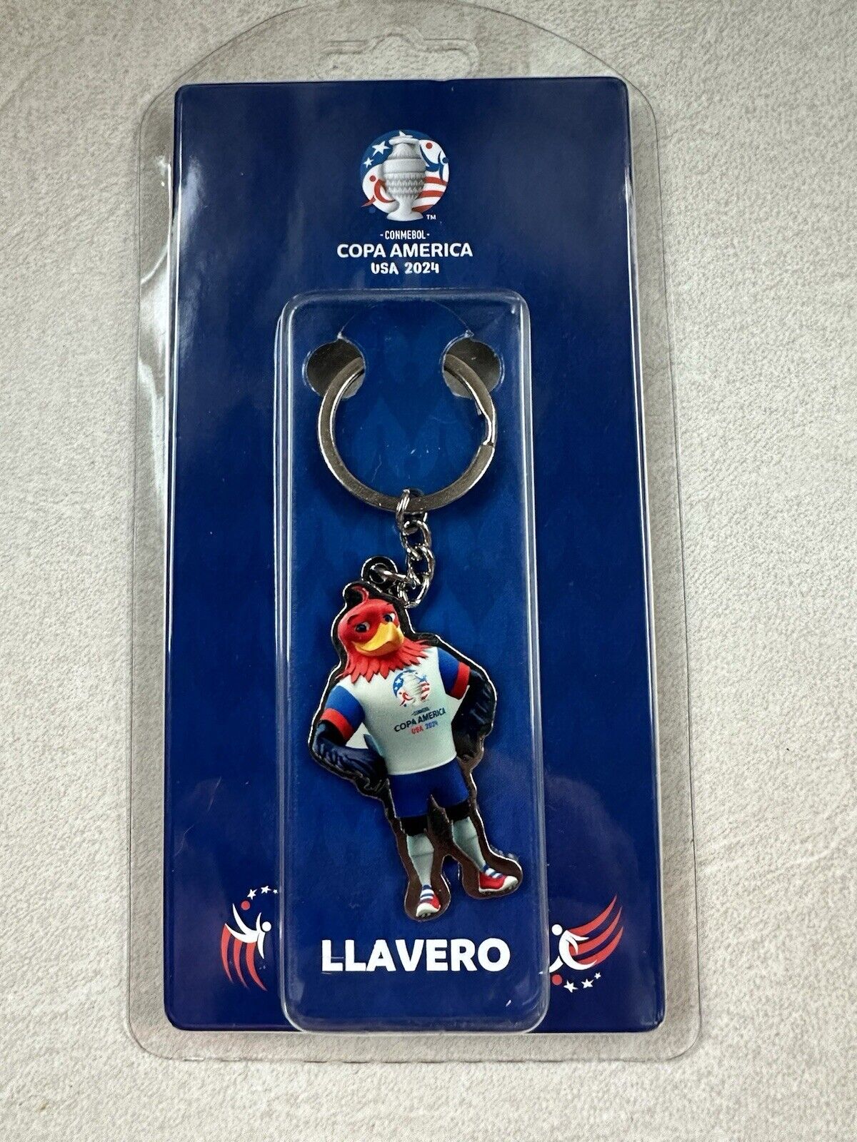 Conmebol Copa America USA 2024 Keychain Capitan Llavero