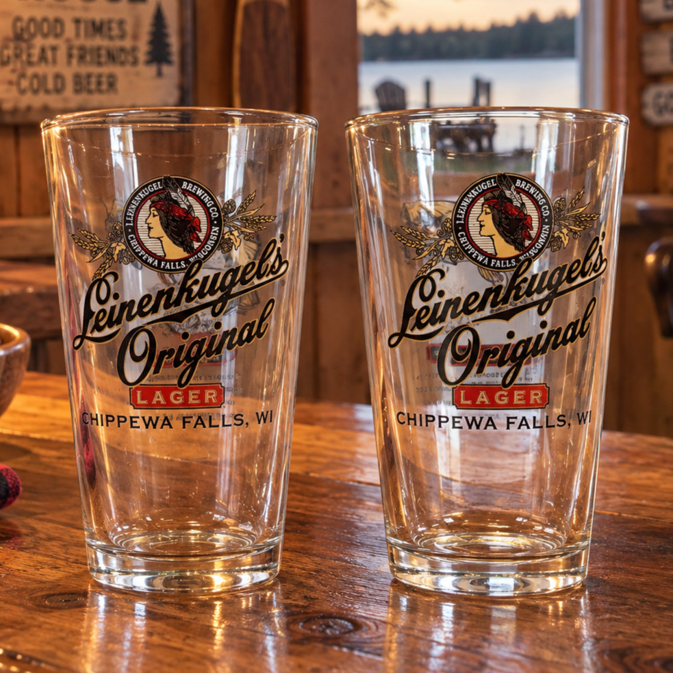 Leinenkugels Fish Series Pint Beer Glass (2) Largemouth Bass Fishing Glasses Leinenkugels Fish Series Pint Beer Glass (2) Largemouth Bass Fishing Glasses