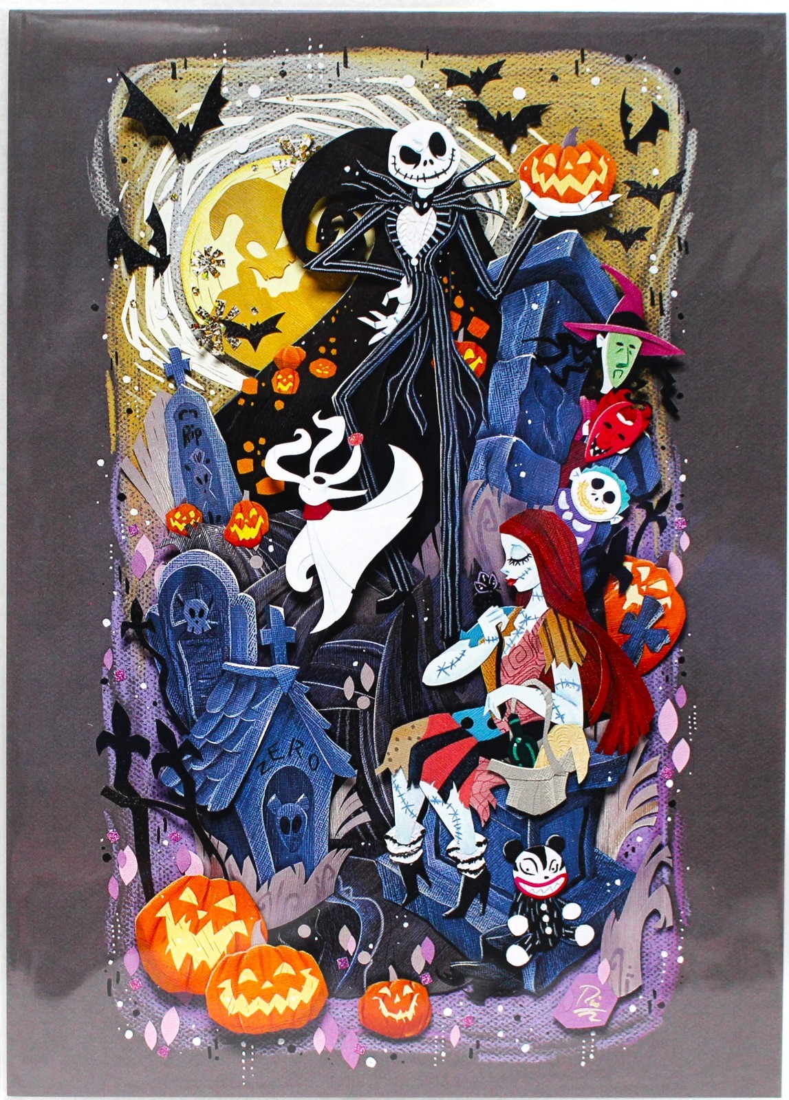 Disney WonderGround Gallery Postcard Dream A Little Nightmare Before Christmas