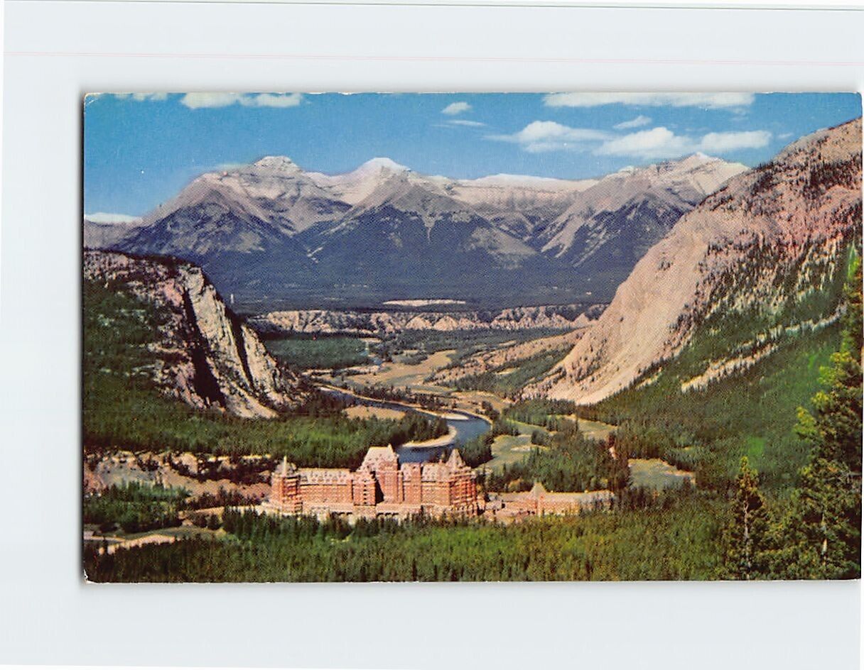 Postcard Banff Springs Hotel Bow Valley Banff National Park Canada