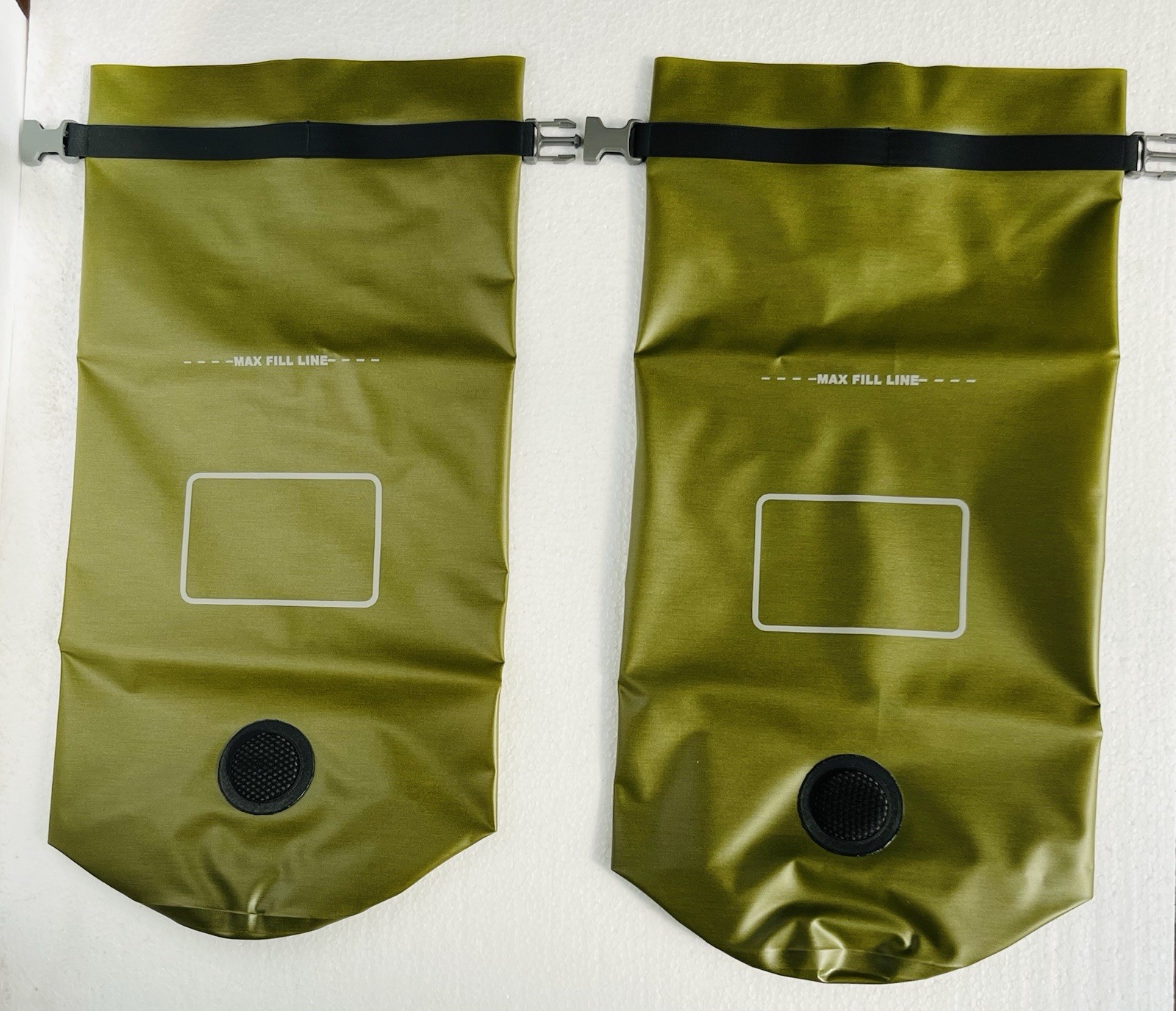 Two New USMC 9 Liter MACS SACKS Authentic 9L Dry Bags - Sealed Bag USMC issue