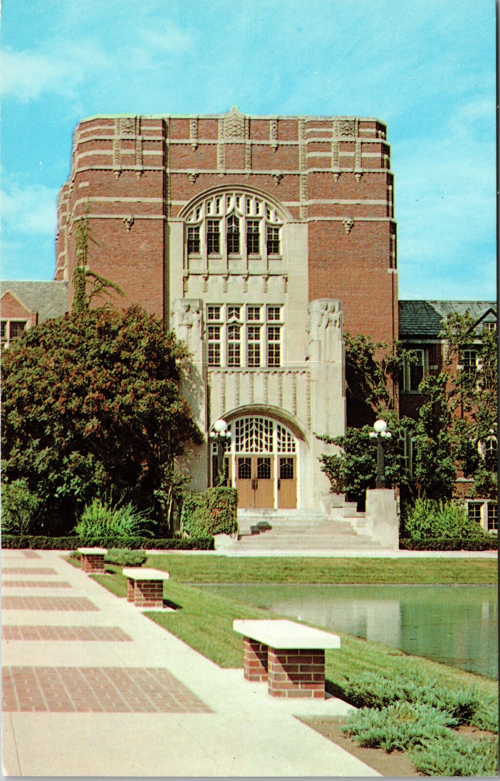 West Lafayette IN-Indiana, Purdue University, Vintage Postcard
