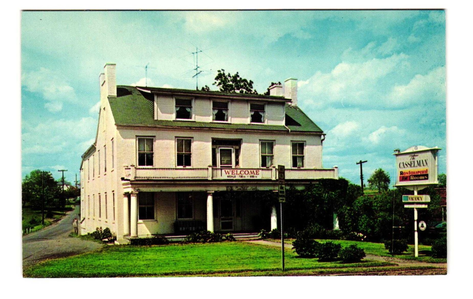 The CASSELMAN, Grantsville MD vintage postcard unposted