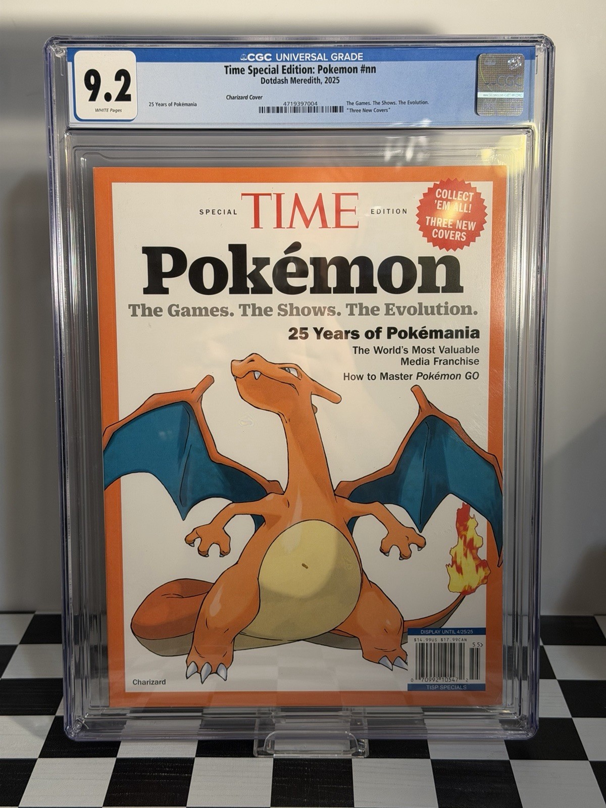 TIME Special Pokemon 2025 🔥 Charizard Variant Cover CGC 9.2 TIME Special Pokemon 2025 🔥 Charizard Variant Cover CGC 9.2