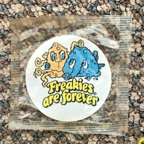 RARE 1970s Freakies Are Forever Cereal Patch *SEALED* HAMHOSE & SNORKELDORF 