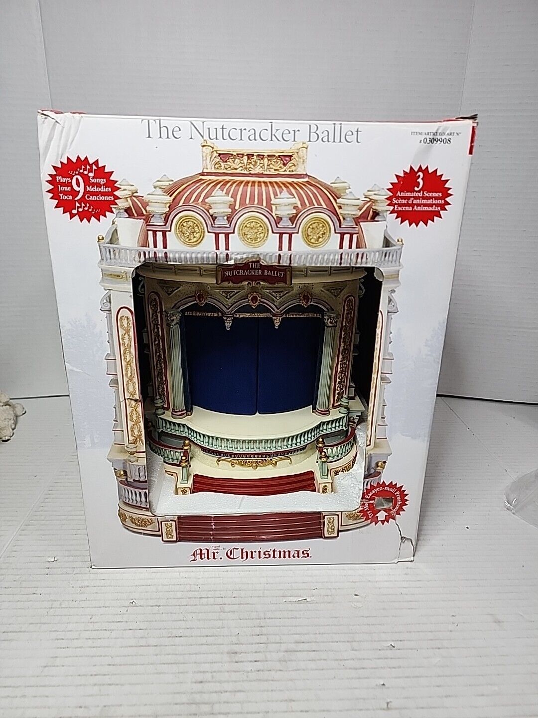 Mr Christmas The Nutcracker Ballet Animated Musical Theater Great Working Cond.