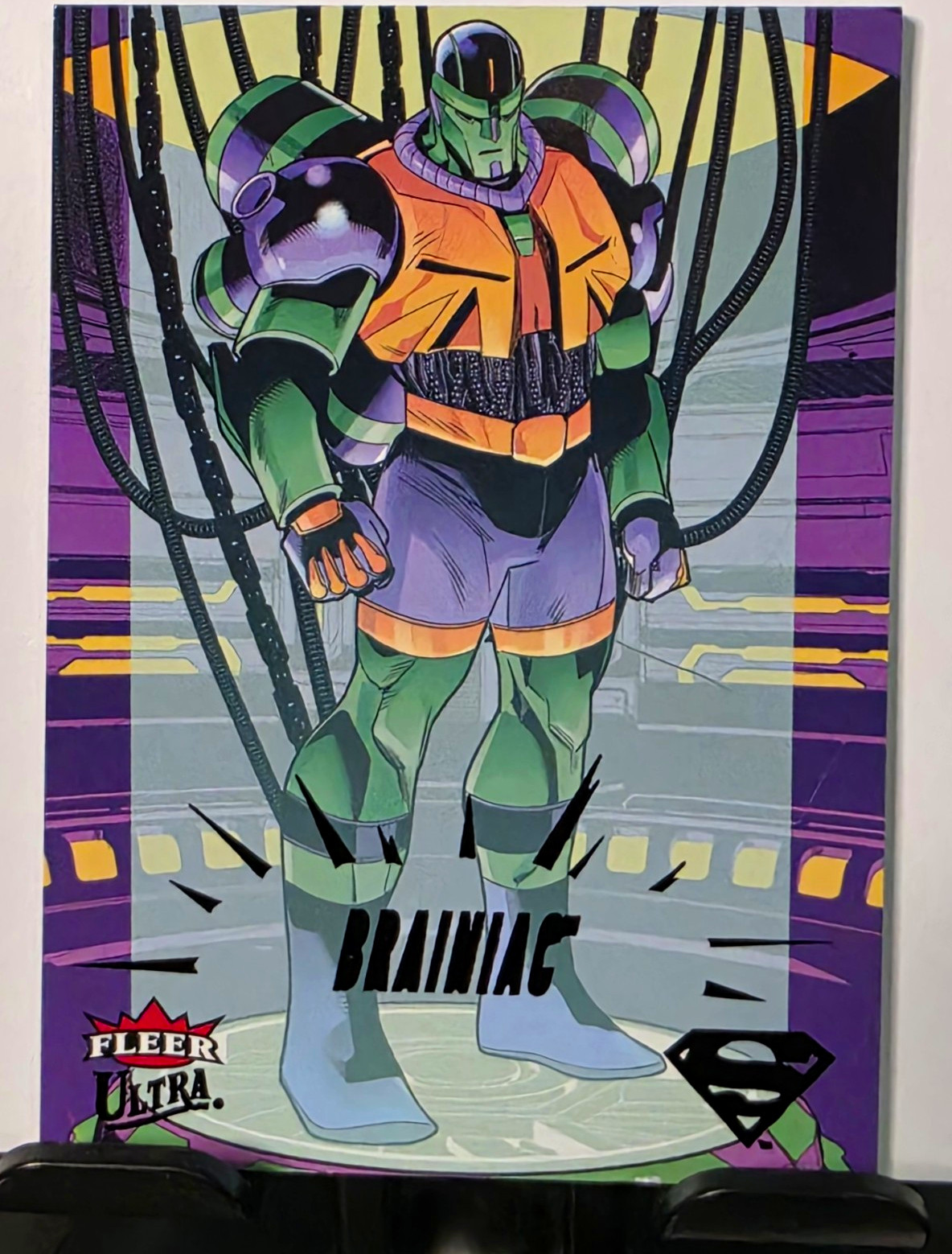 2025 Fleer Ultra Superman #54 Brainiac Black Parallel 🔥74/75🔥