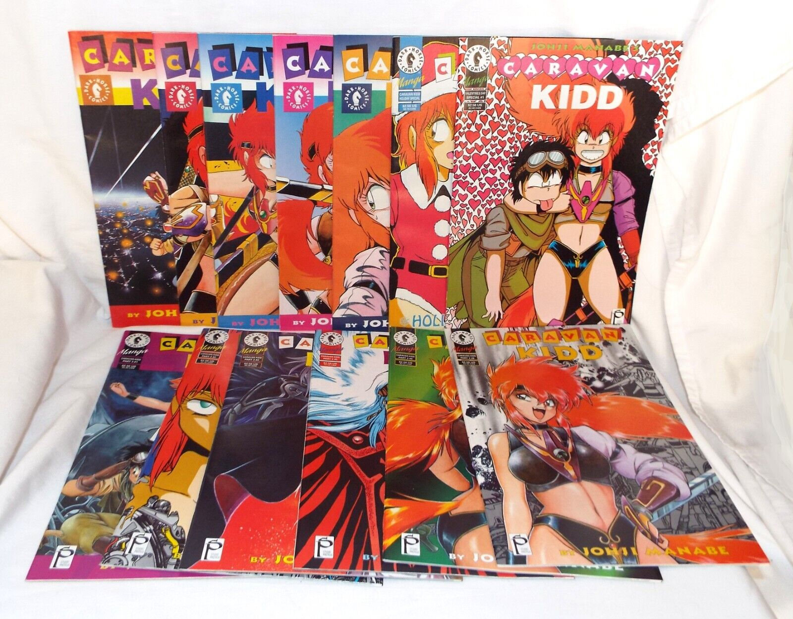 CARAVAN KIDD, Lot of 13, Johji Manabe Dark Horse Comics Manga NM
