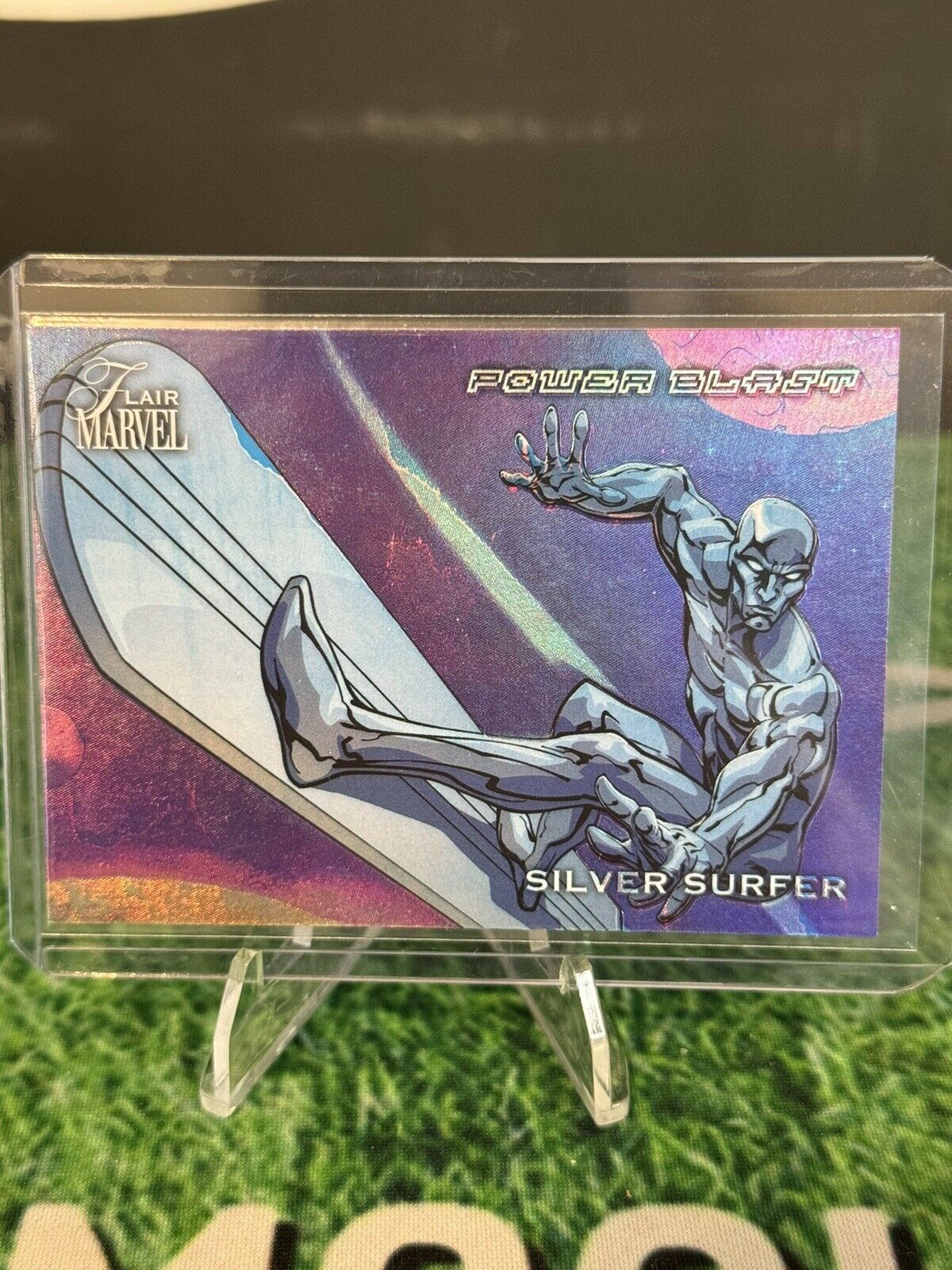2024 Marvel Flair Silver Surfer SP PB31 Power Blast Insert SP