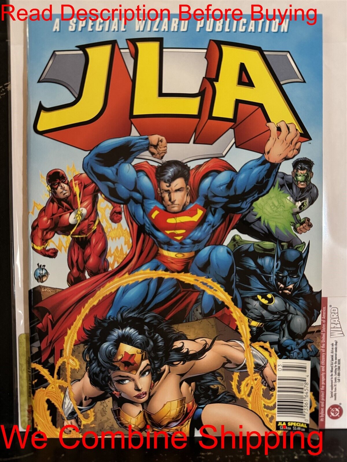 BARGAIN BOOKS ($5 MIN PURCHASE) Wizard JLA Special (1997) Free Combine Shipping