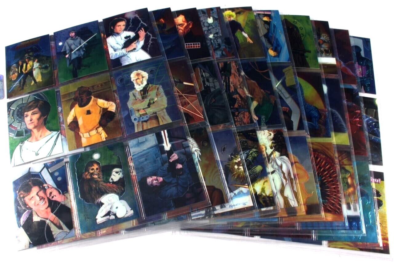 1996 TOPPS STAR WARS FINEST SERIES 1 CHROMIUM SET OF 90/90 CARDS +MUCH MORE MINT