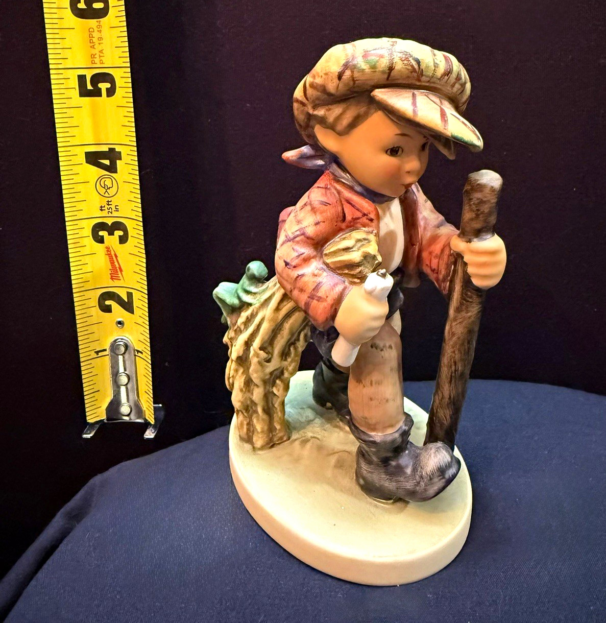 Goebel Hummel/Goebel “On Secret Path” Porcelain Hand Painted Boy TMK-5