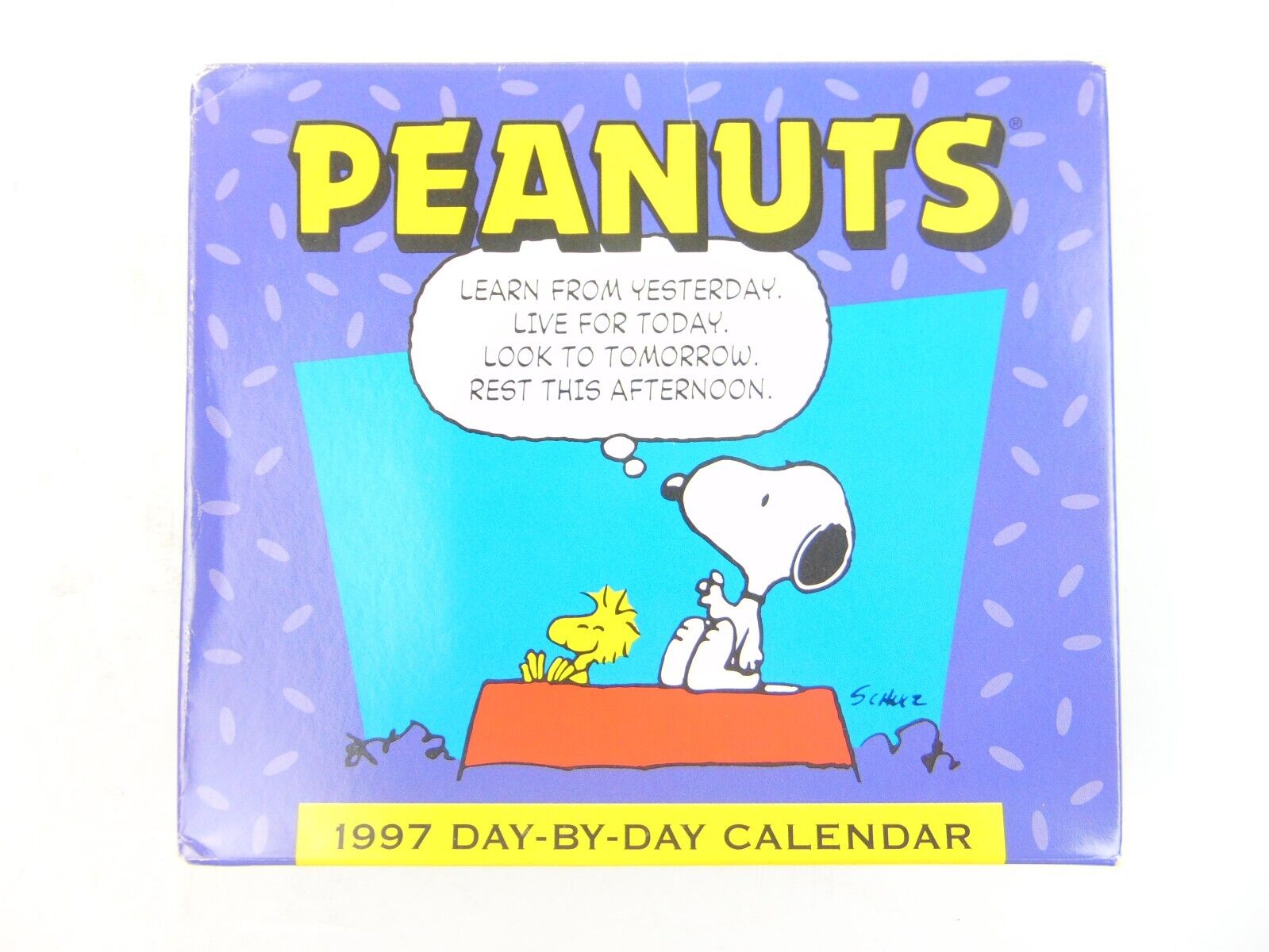 Vintage Peanuts 1997 Day By Day Calendar