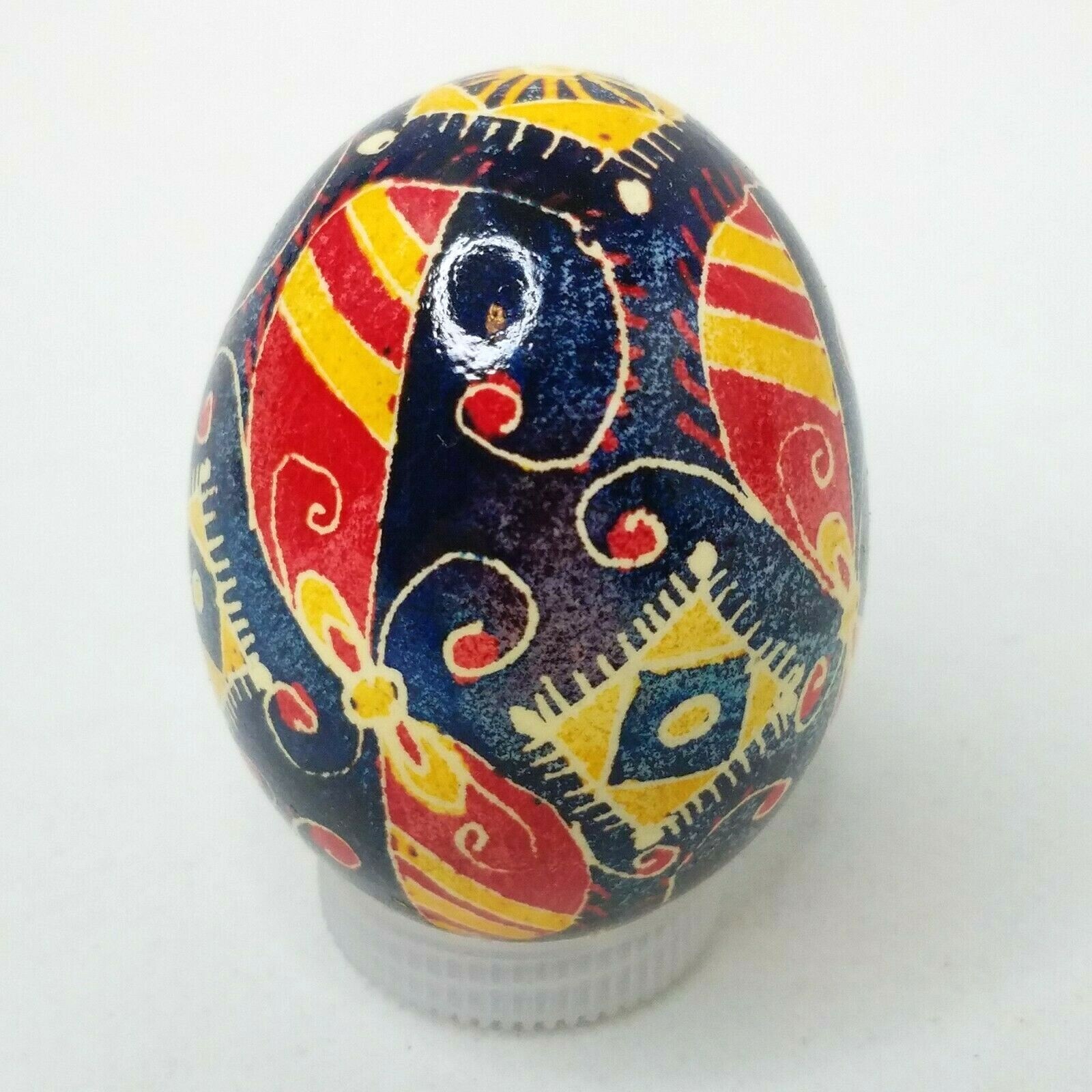 Traditional Ukrainian Pysanka Egg Handpainted Easter Pysanky Blown F