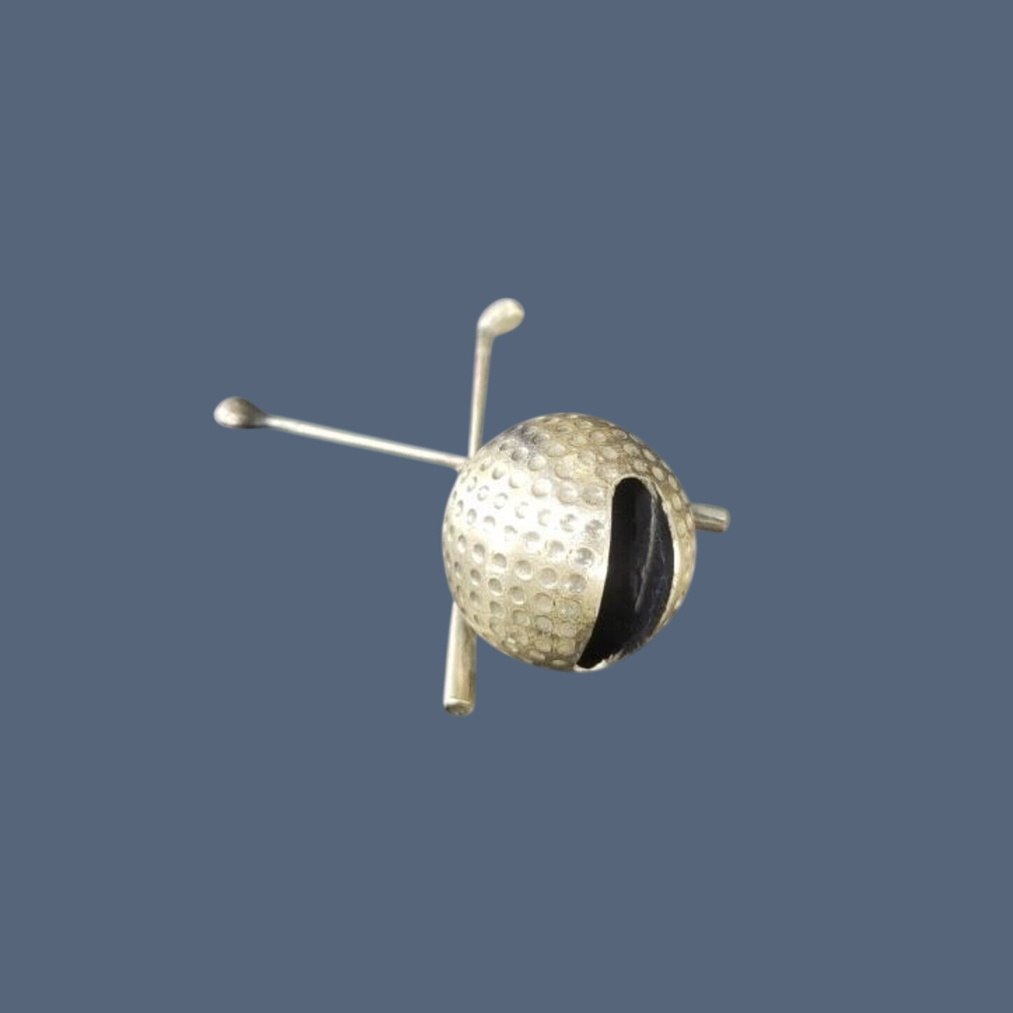 Vintage 1950s Golf Ball Driver Cigarette Table Lighter Holder MCM Desk Novelty