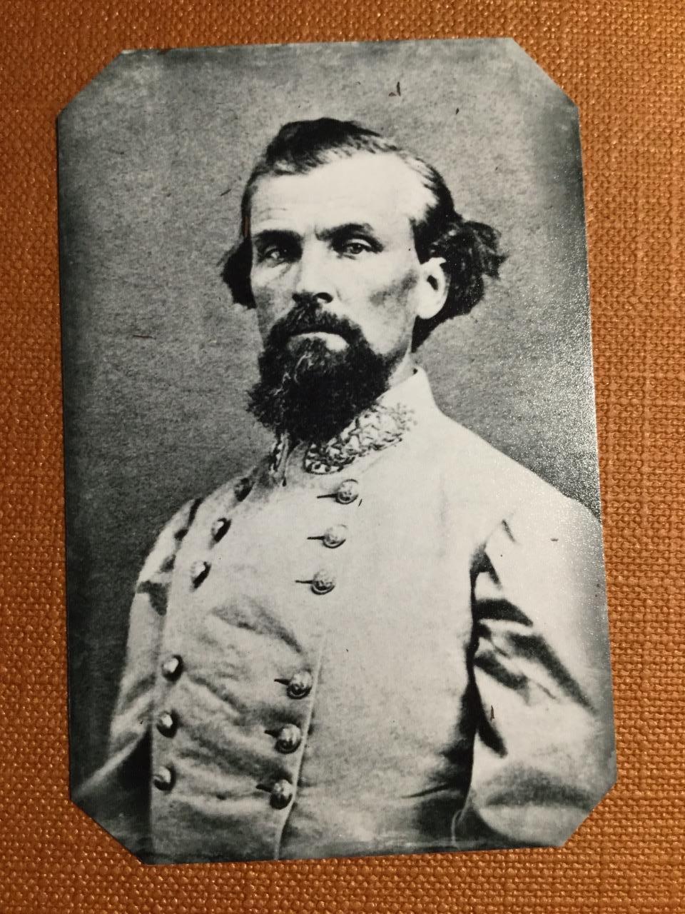 Lt. Gen Nathan Bedford Forrest Historical Museum Quality tintype C071RP
