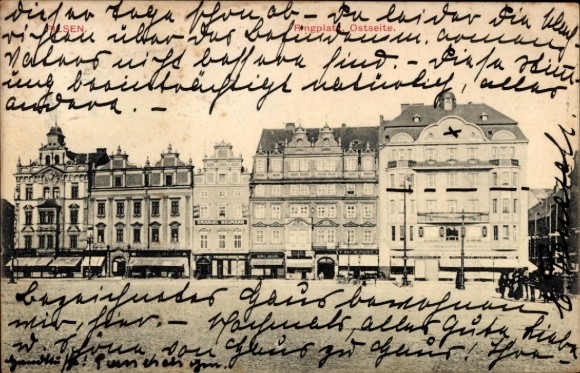 Postcard Plzeň Pilsen city, Ringplatz - 11538431