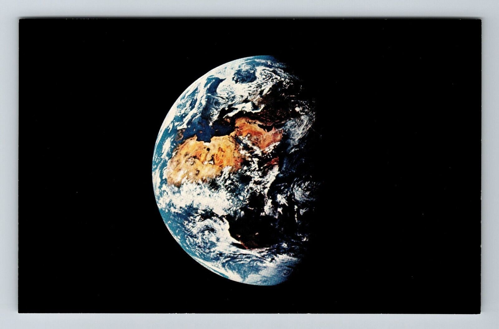 Space-View Of Earth From Apollo 11  Vintage Souvenir Postcard