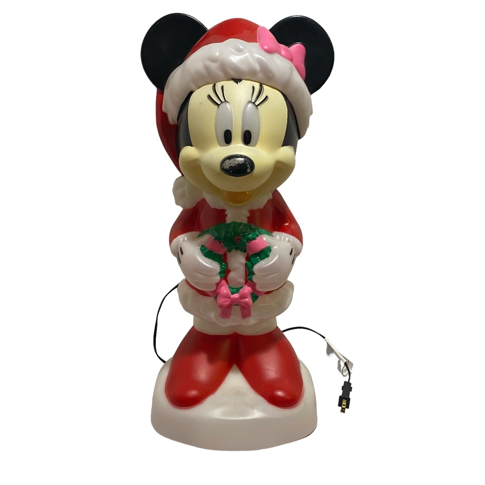 GEMMY DISNEY 2022 MINNIE MOUSE 24 INCH CHRISTMAS LIGHTED BLOW MOLD WORKS