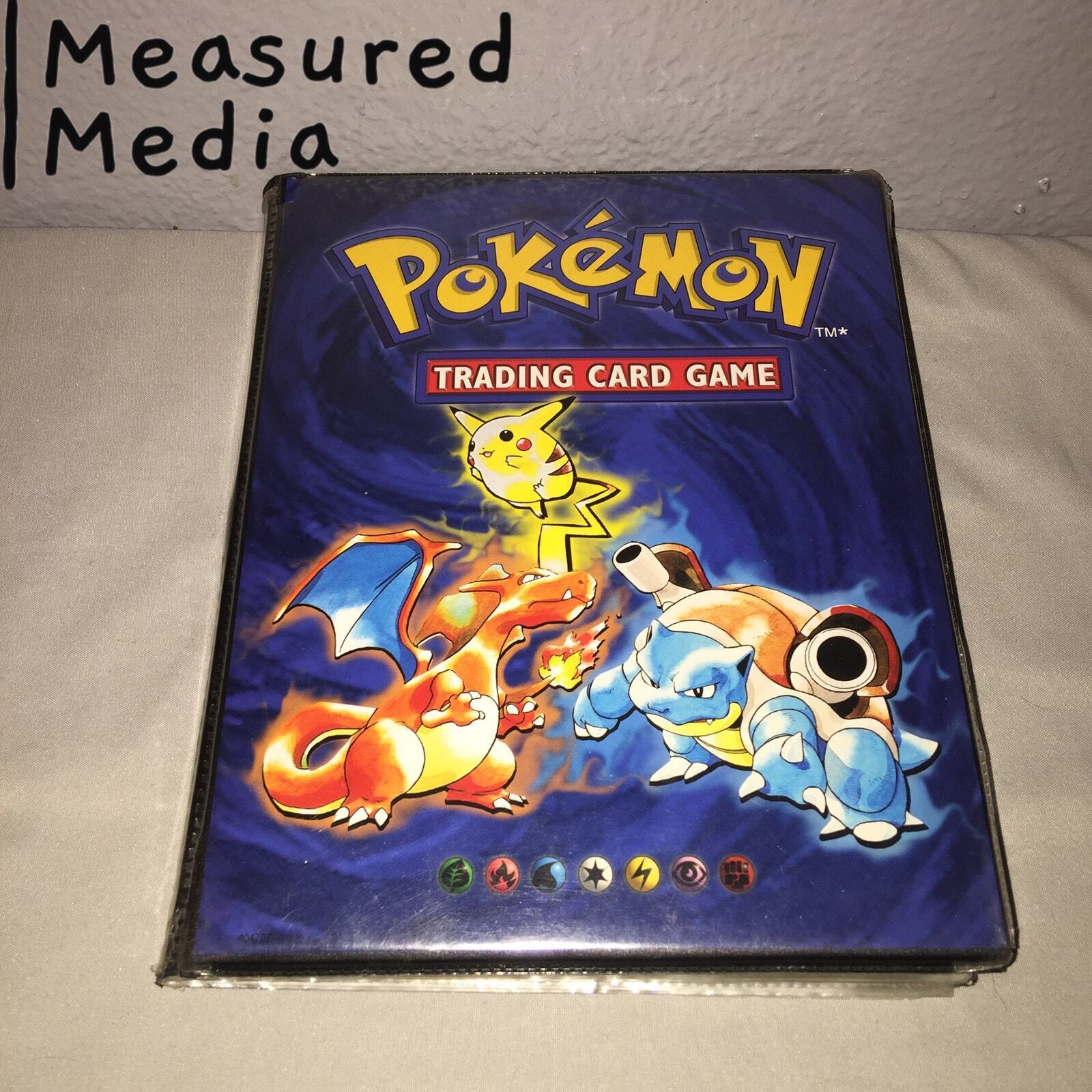 1999 Wizards Of The Coast Pokemon Trading Card Game Binder /Normal + Topps Cards