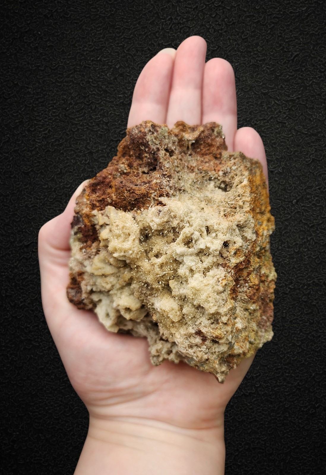 DOLOMITE, CERUSSITE AND MIMETITE - Tsumeb, Namibia (Small Cabinet-Sized)