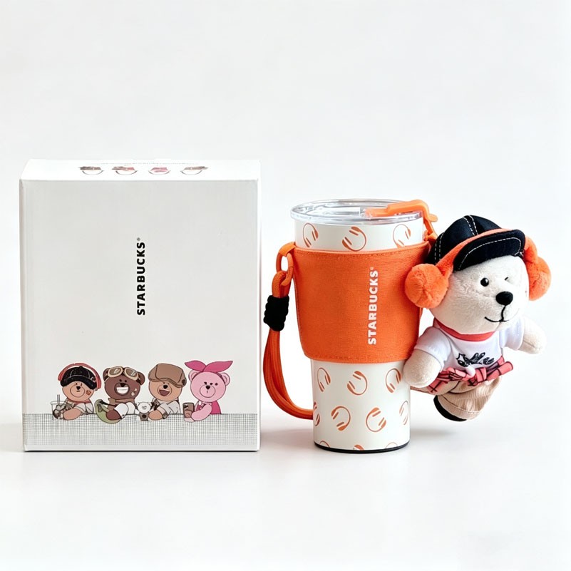 Starbucks 2026 Shanghai Exclusive Limited Bear Manager Pop-up Store 12oz Cup